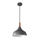 Pendente Goccia 1xe27 Branco Grafite – Or1273|orluce